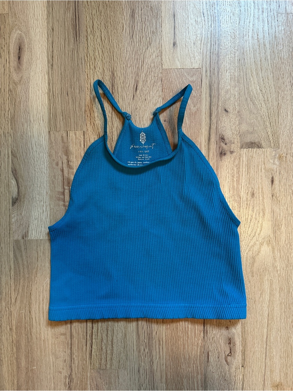 Free People Movement Crop Tank Top XS/S Blue